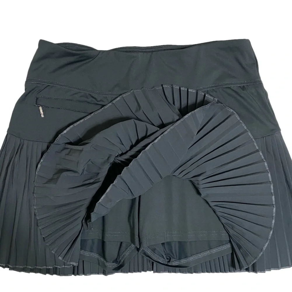 GGBlue Lux Sport Skort Size M Dark gray Tennis Pickleball - Picture 3 of 7